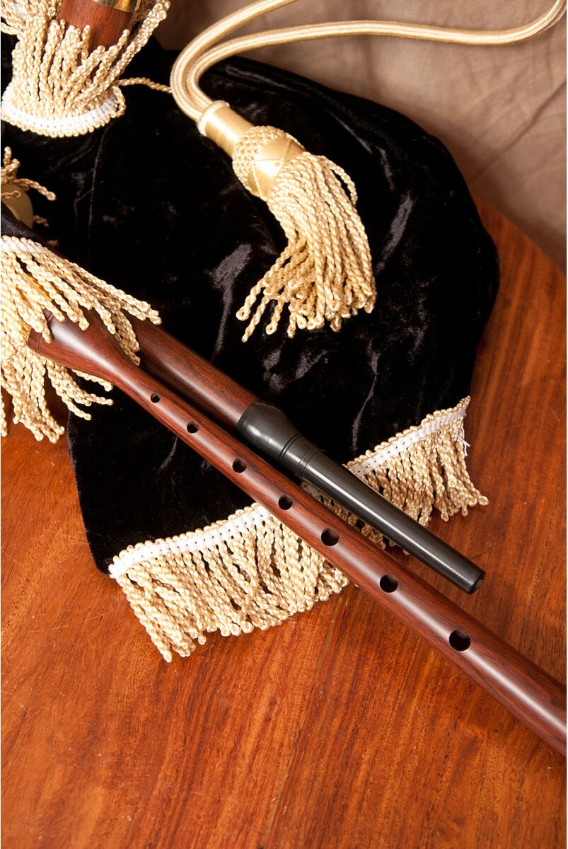Mid-East Full Size Sheesham Chalice Style Bagpipe with Black Cover