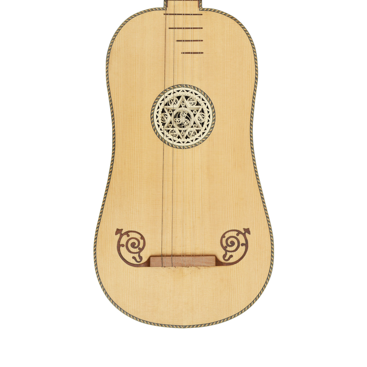 Mid-East 5-Course Baroque Guitar (Rosewood-Lacewood)