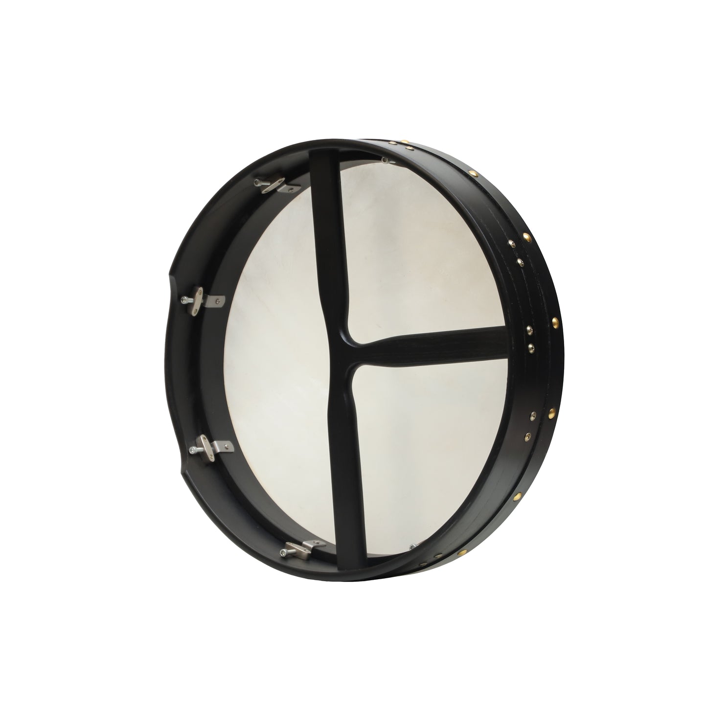 Mid-East Tunable Bodhran T-Bar 18-by-3.5-Inch -Mulberry-Wood(Black)