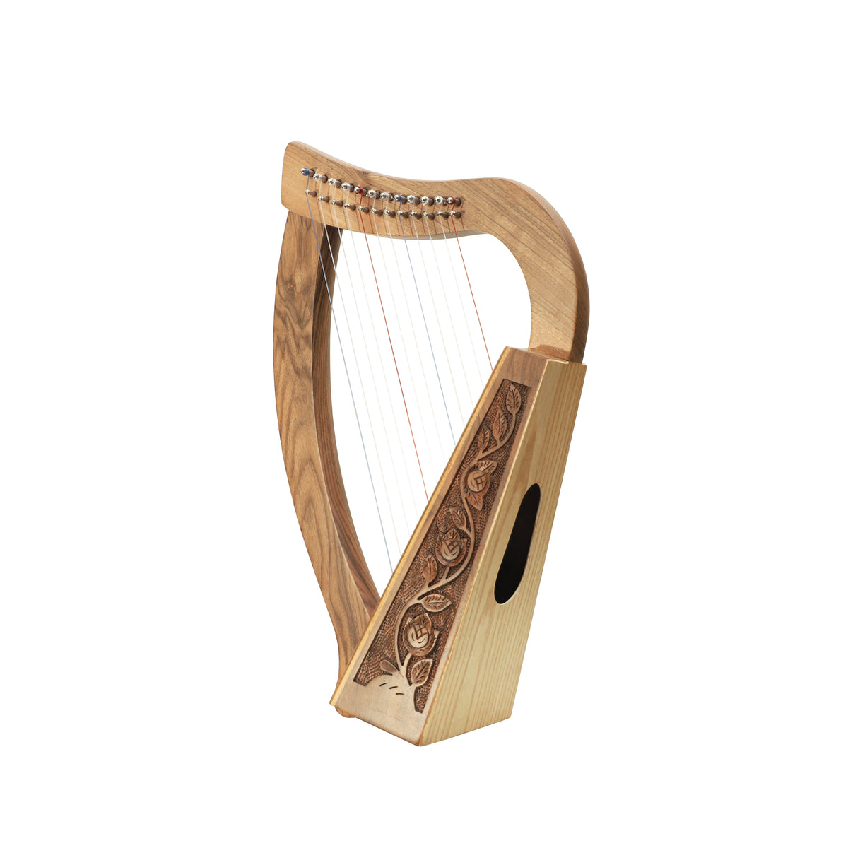 Mid-East 12-Strings Harp (Walnut-Wood)
