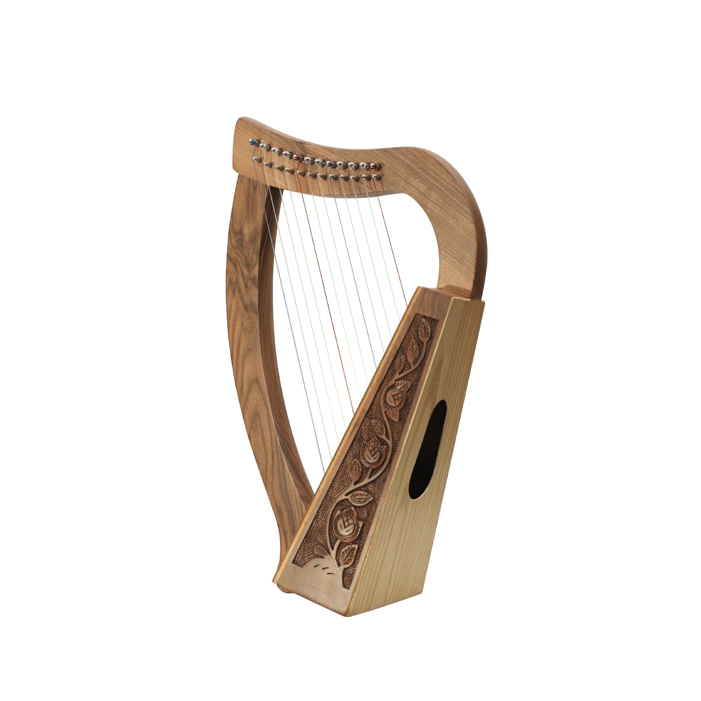 Mid-East 12-Strings Harp (Walnut-Wood)