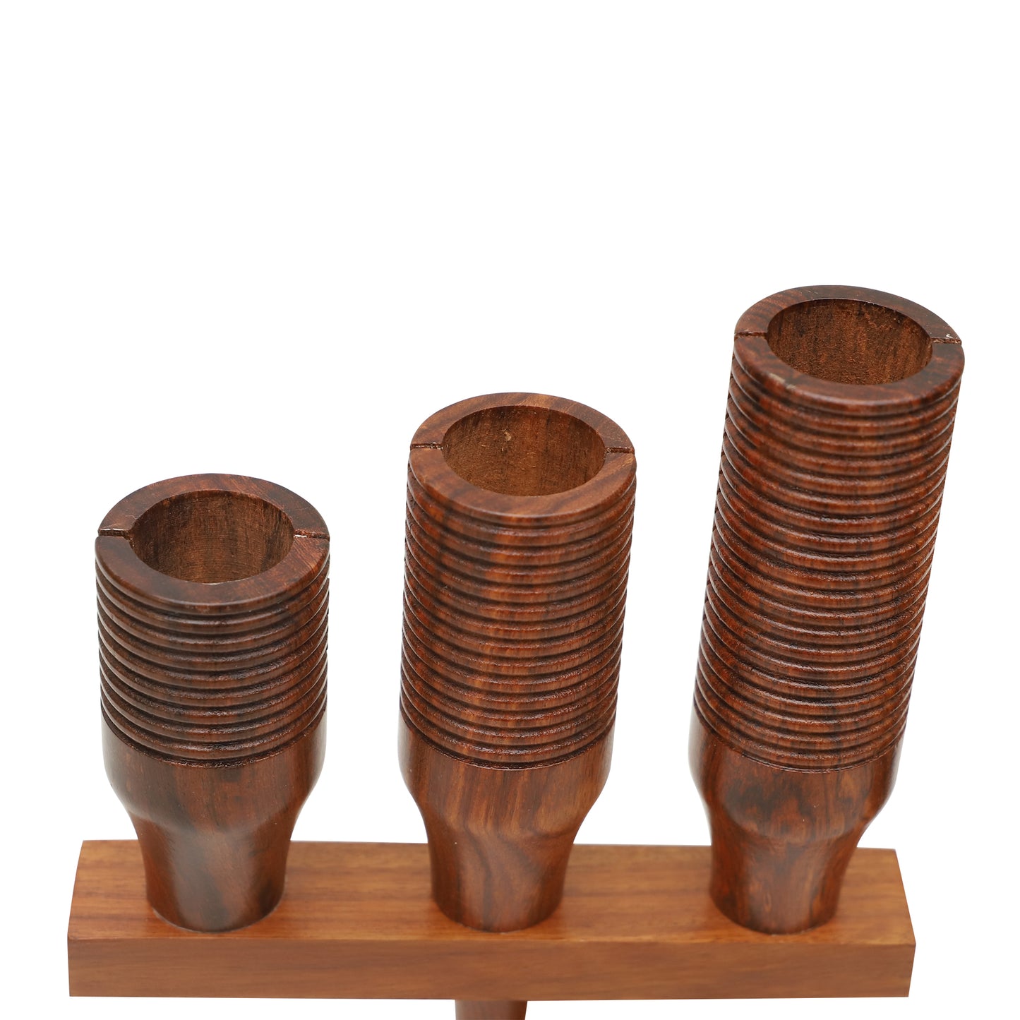 Agogo Bell Three Tone Rosewood with Mallet