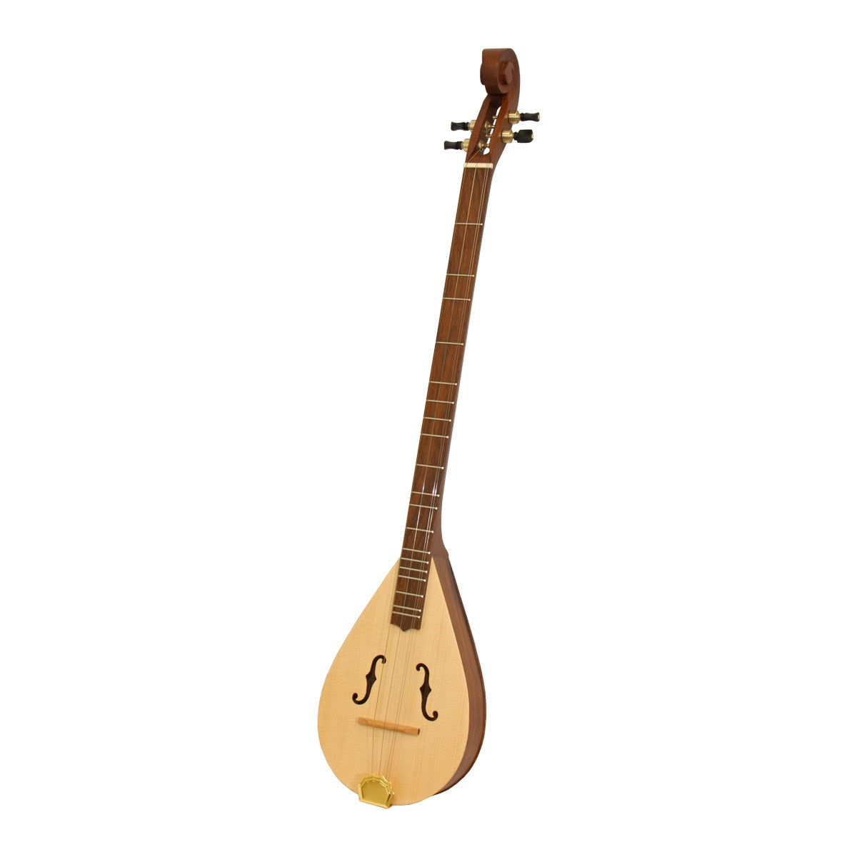 MID-EAST DELUXE WILDWOOD DULCIMER SCROLLED F-HOLES (ROSE-WOOD)