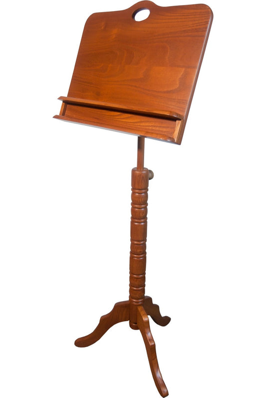 MID-EAST DOUBLE SHELF COLONIAL MUSIC STAND (RED-CEDAR)