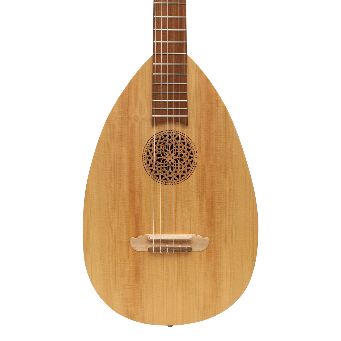 MID-EAST 6-STRINGS LUTE GUITAR (LACE-WOOD)