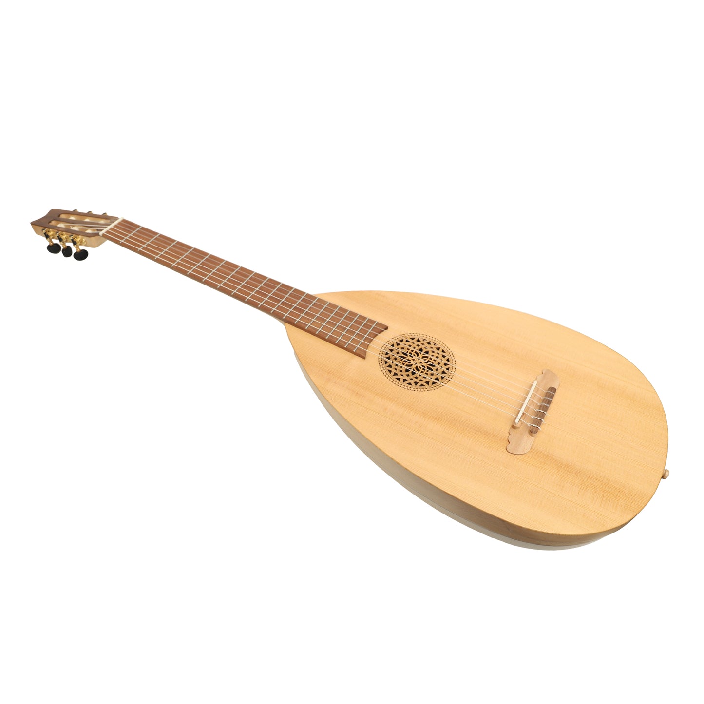 MID-EAST 6-STRINGS LUTE GUITAR (LACE-WOOD)