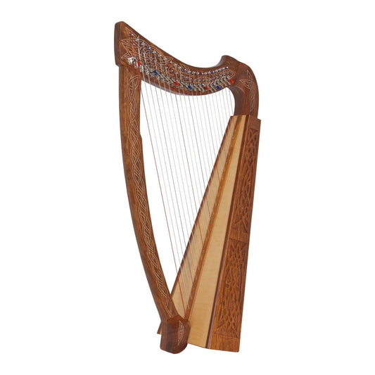 MID-EAST 22-STRINGS HARP KNOTWORK (ROSE-WOOD)