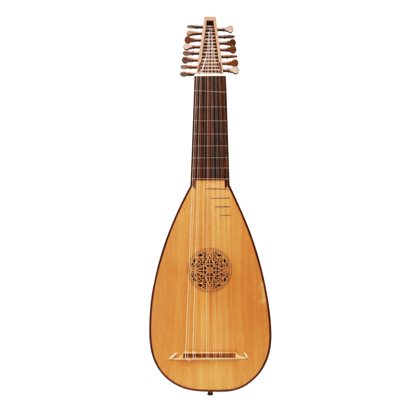 MID-EAST 8-COURSE TRAVEL LUTE (ROSE-WOOD)