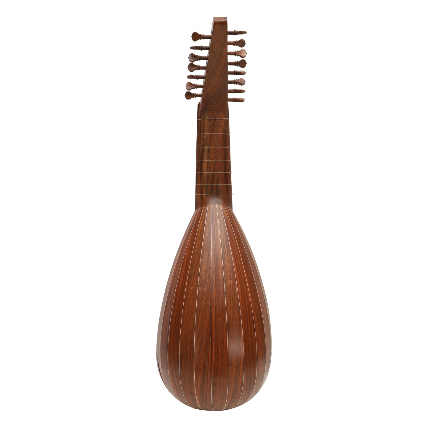 MID-EAST 8-COURSE TRAVEL LUTE (ROSE-WOOD)