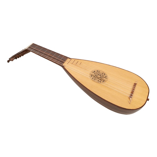 MID-EAST 8-COURSE TRAVEL LUTE (ROSE-WOOD)