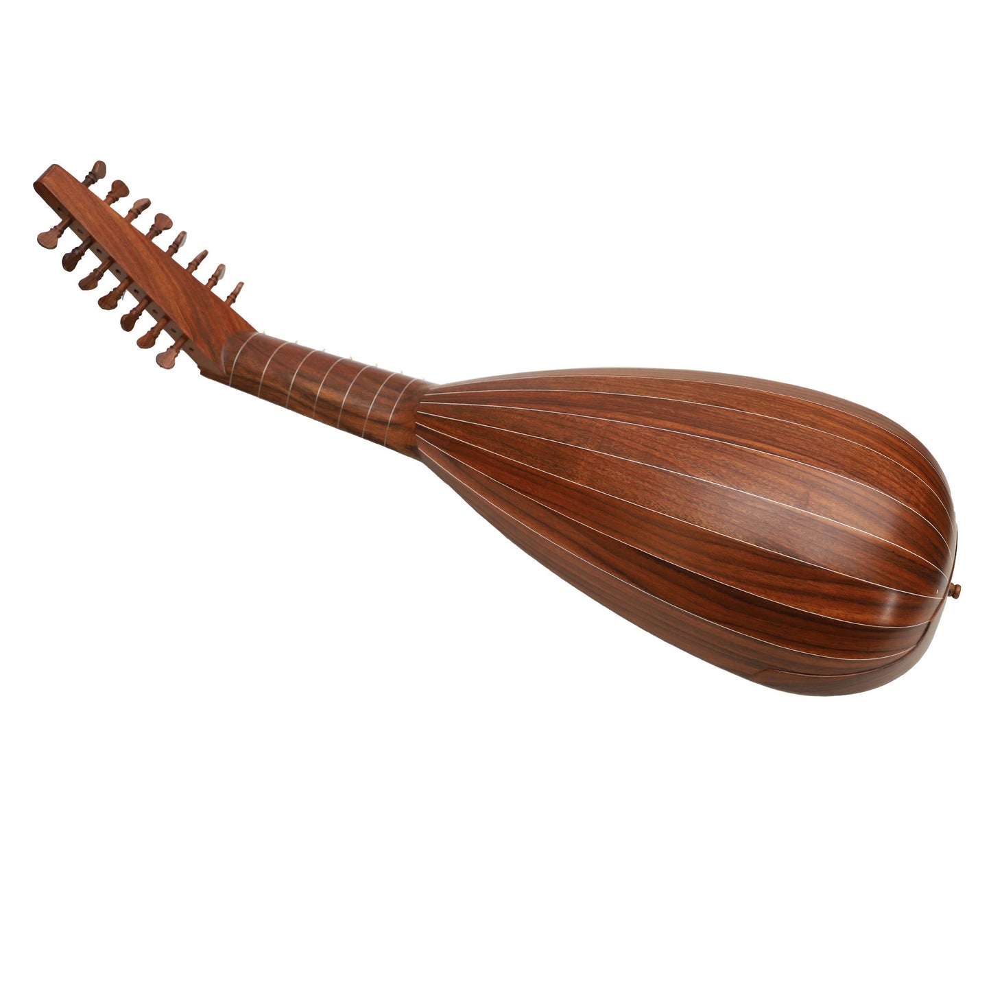 MID-EAST 8-COURSE TRAVEL LUTE (ROSE-WOOD)