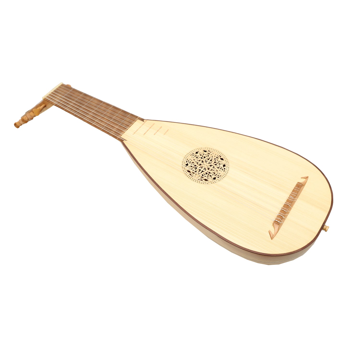 MID-EAST 8-COURSE TRAVEL LUTE (LACE-WOOD)