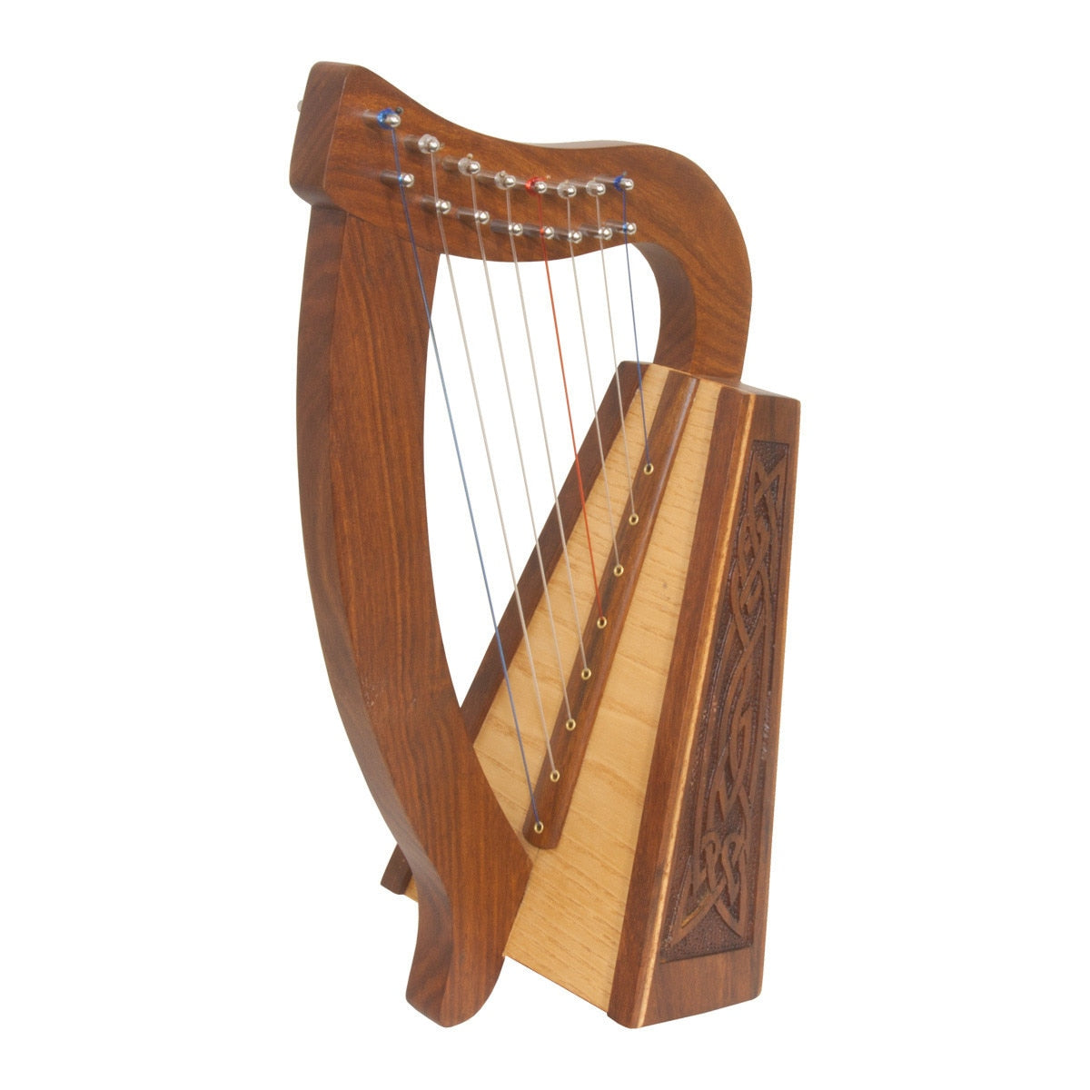 MID-EAST 8-STRINGS LILY HARP KNOTWORK (ROSE-WOOD)