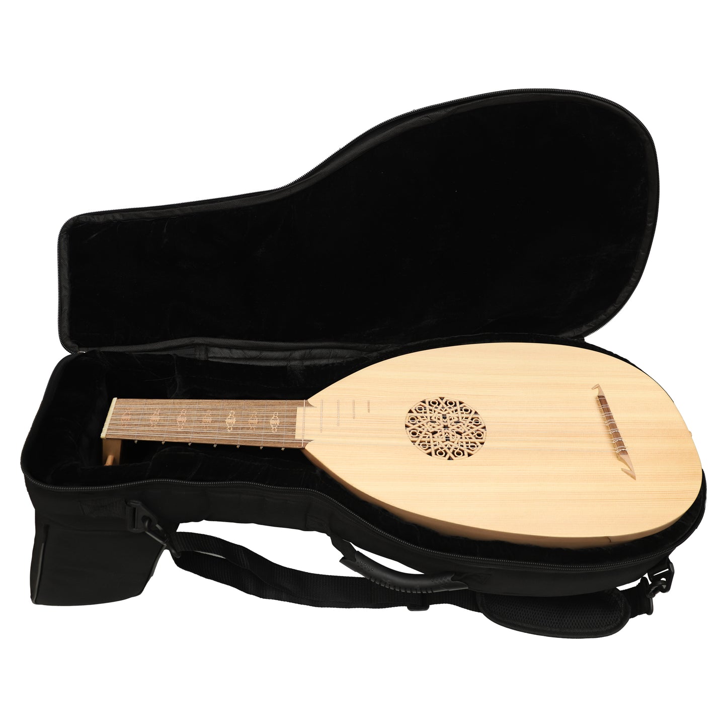 MID-EAST 7-COURSE LUTE WITH IN-LAY DESIGN (LACE-WOOD)