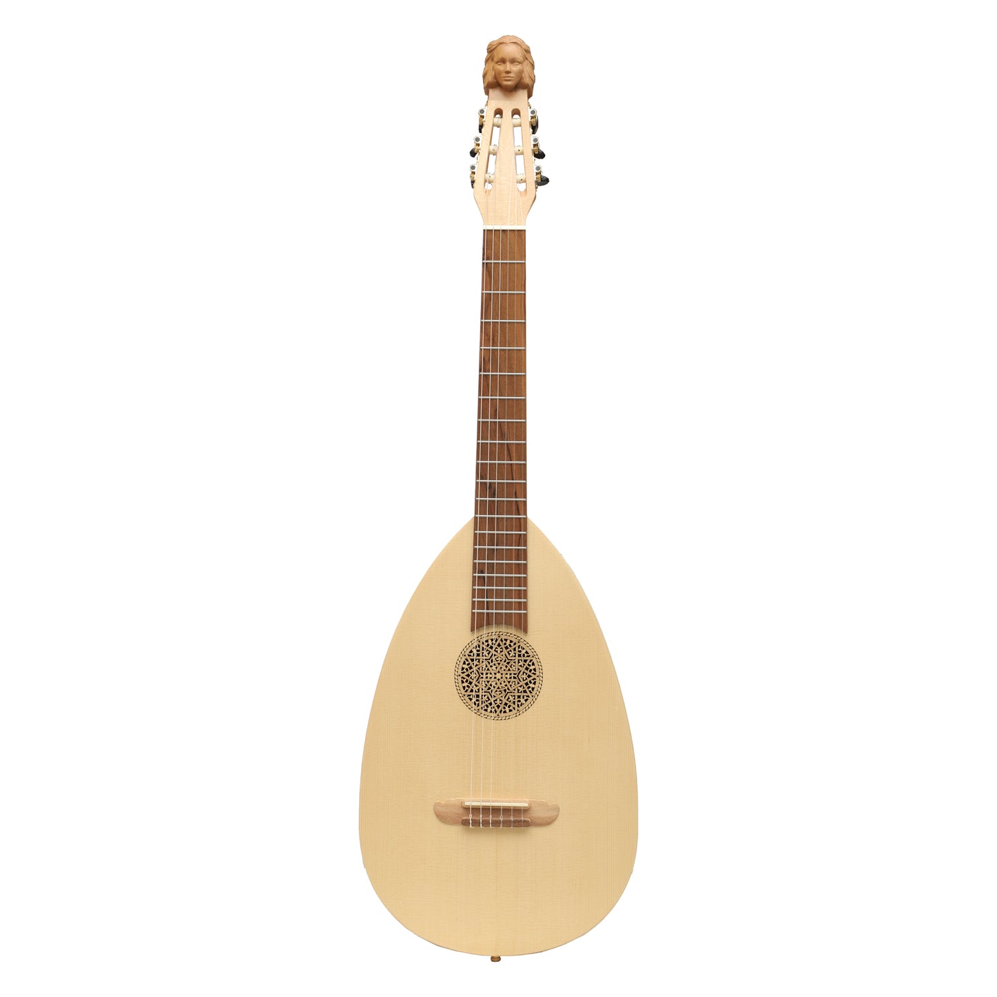 MID-EAST 6-STRINGS LUTE GUITAR DELUXE (LACE-WOOD)