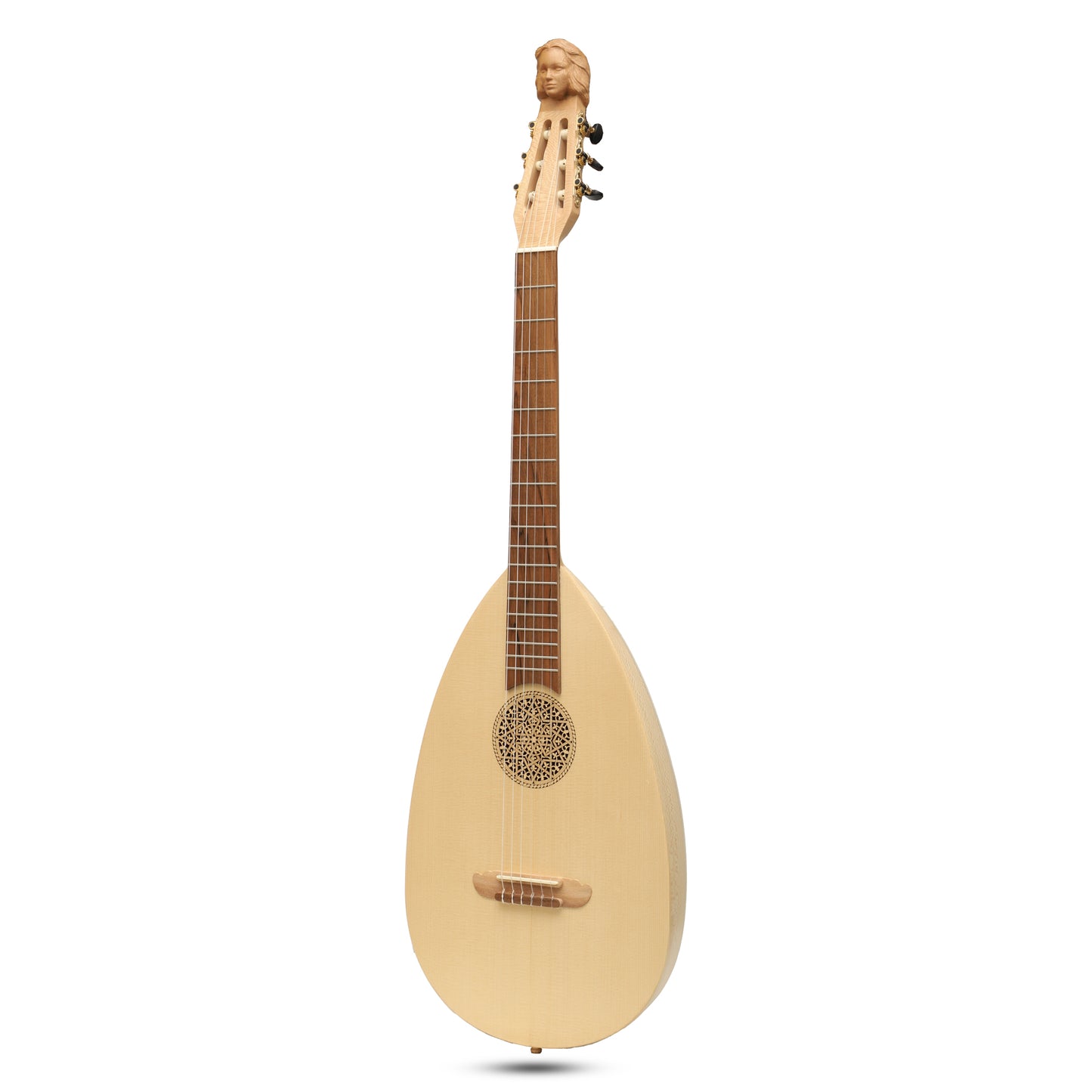 MID-EAST 6-STRINGS LUTE GUITAR DELUXE (LACE-WOOD)