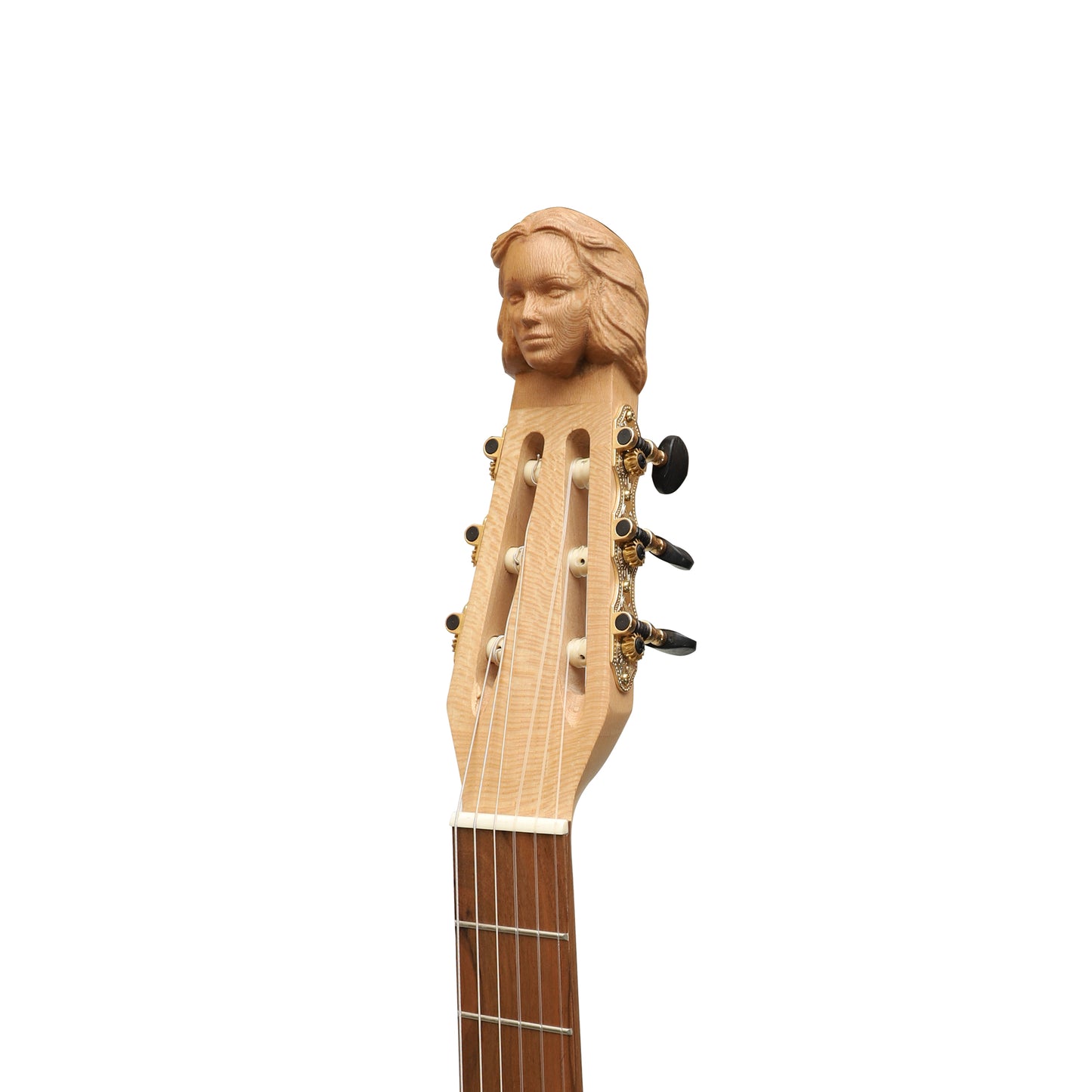 MID-EAST 6-STRINGS LUTE GUITAR DELUXE (LACE-WOOD)