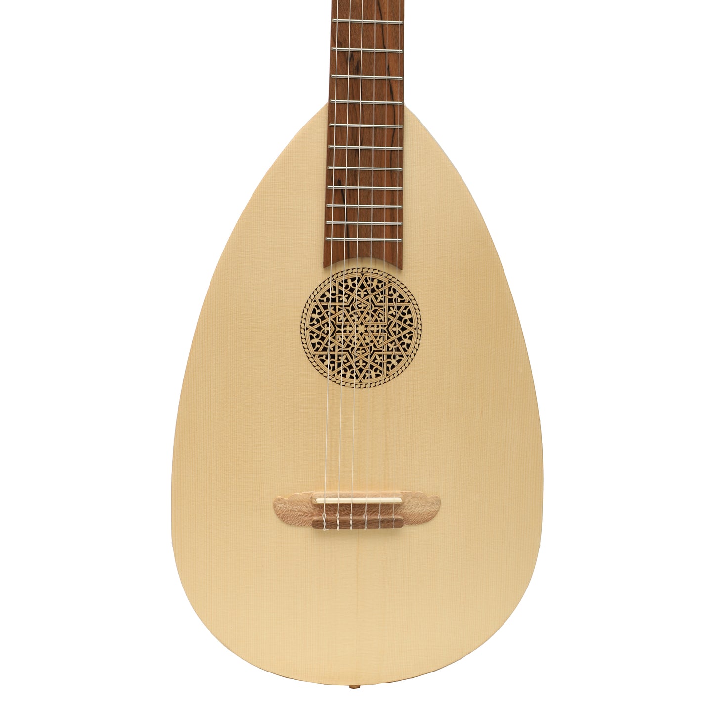 MID-EAST 6-STRINGS LUTE GUITAR DELUXE (LACE-WOOD)