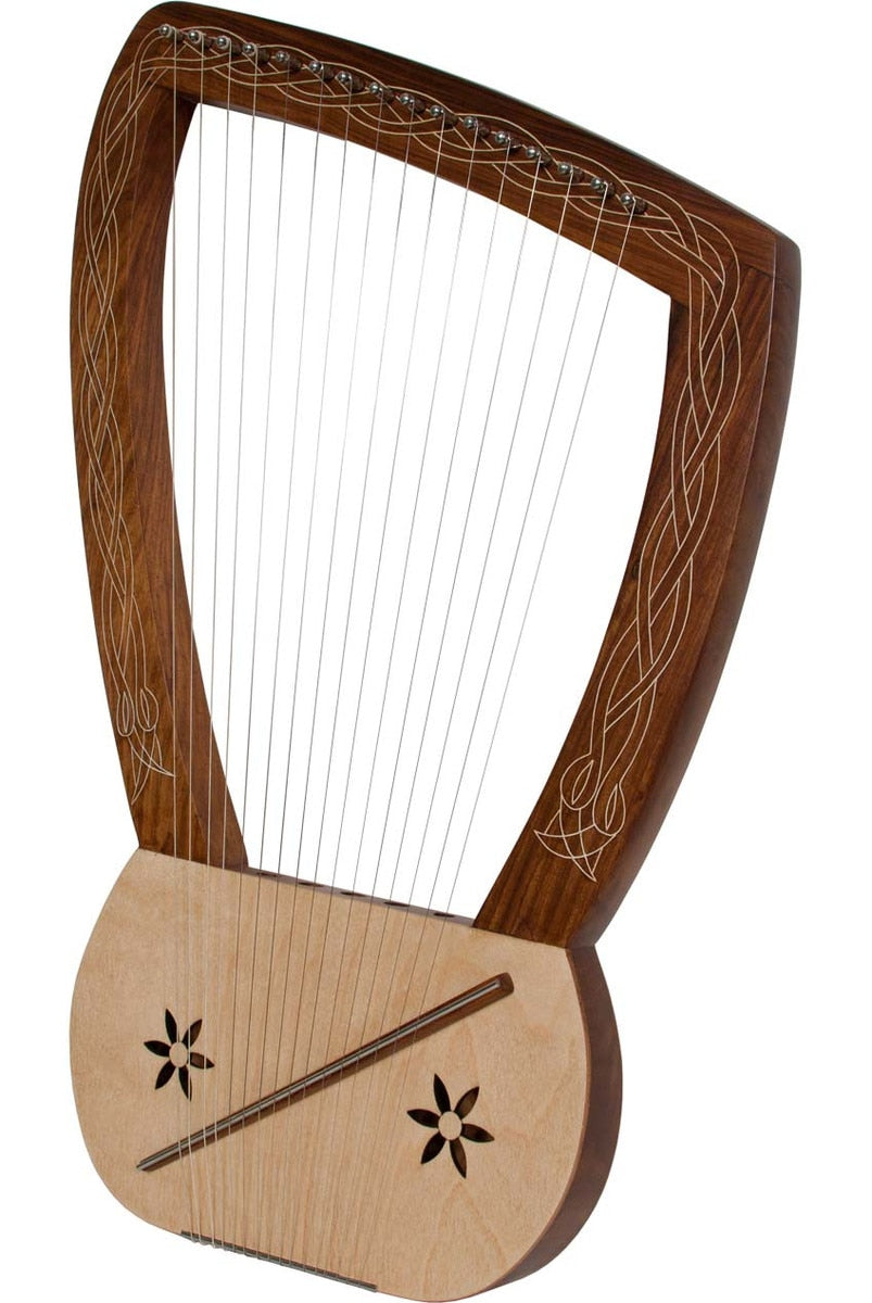 MID-EAST 16-STRINGS LYRE HARP (ROSE-WOOD)