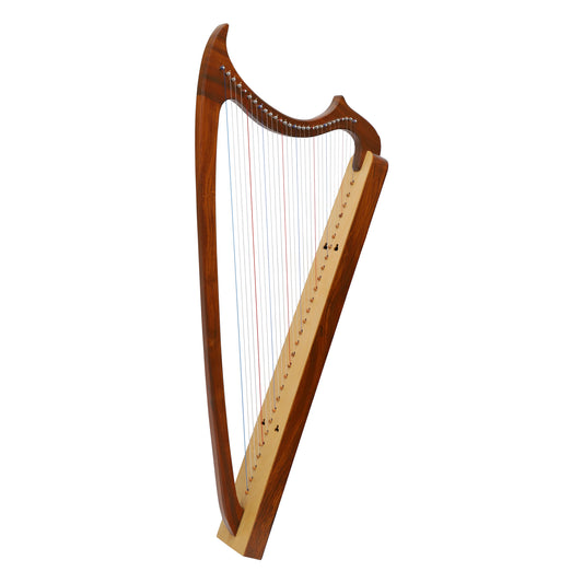 Mid-East 29-Strings Gothic Harp (Rosewood)