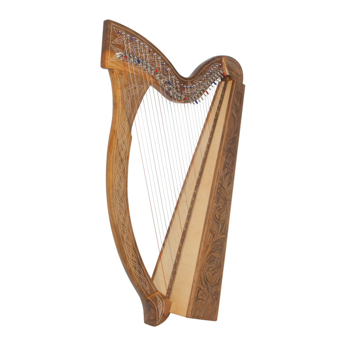 MID-EAST 29-STRINGS HARP (WALNUT-WOOD)