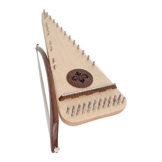 MID-EAST SOPRANO ROUNDED PSALTERY RIGHT-HANDED (LACE-WOOD)