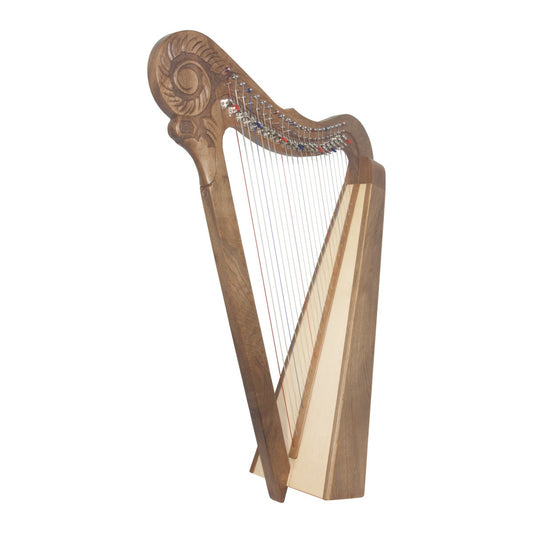 MID-EAST PARISIAN HARP 22-STRINGS (WALNUT-WOOD)