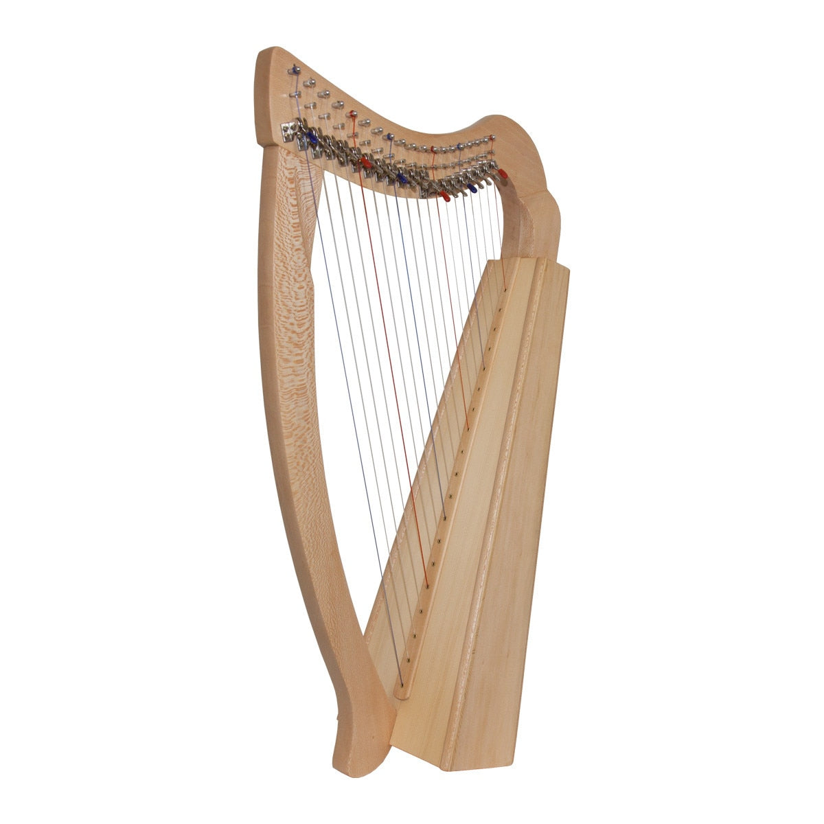 MID-EAST 19-STRINGS PIXIE HARP NATURAL (LACE-WOOD)