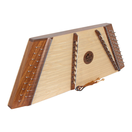 MID-EAST SINGLE STRUNG 10/9 HAMMERED DULCIMER WITH HAMMERS (ROSE-WOOD)