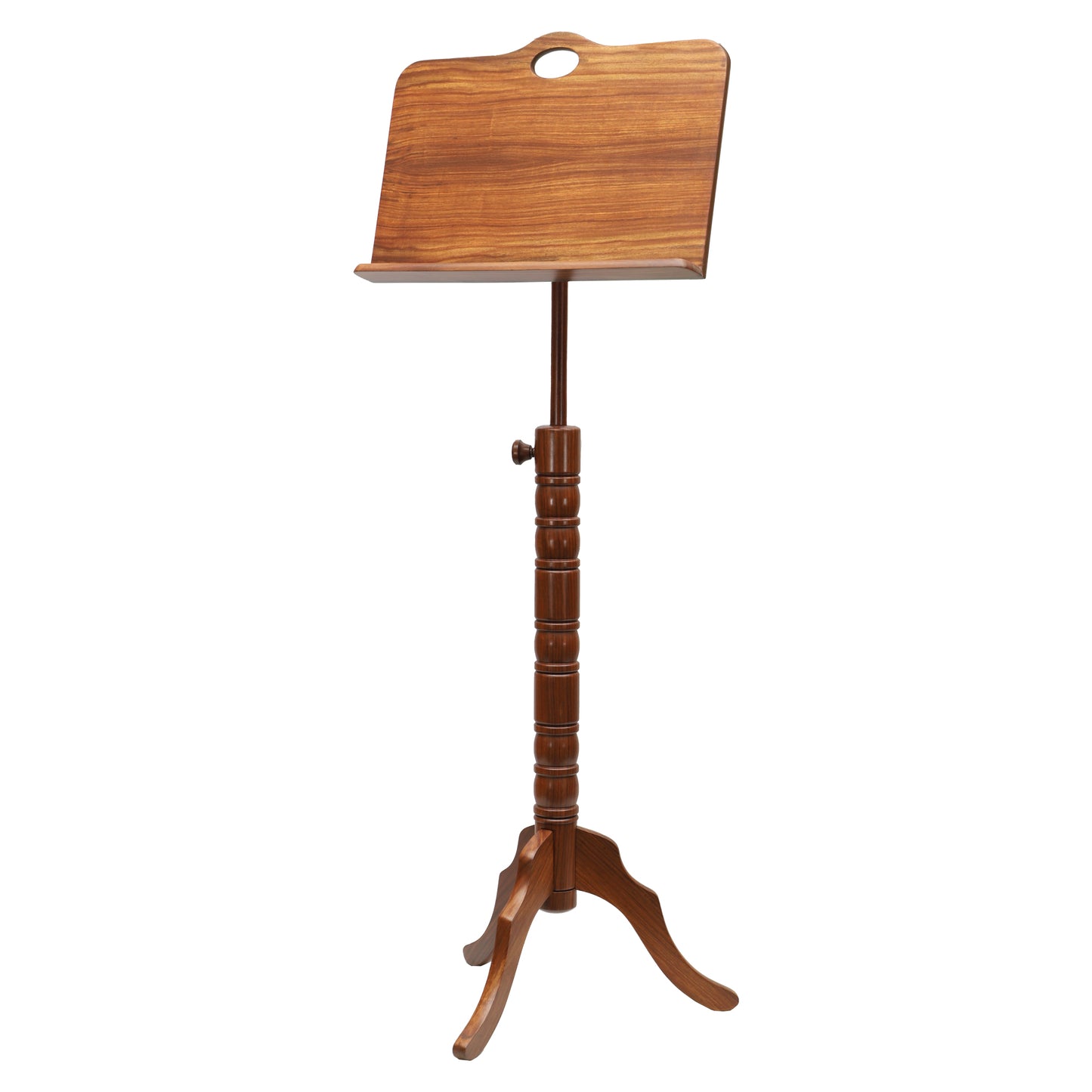 MID-EAST SINGLE TRAY COLONIAL MUSIC STAND (ROSE-WOOD)