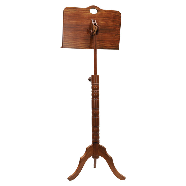 MID-EAST SINGLE TRAY COLONIAL MUSIC STAND (ROSE-WOOD)