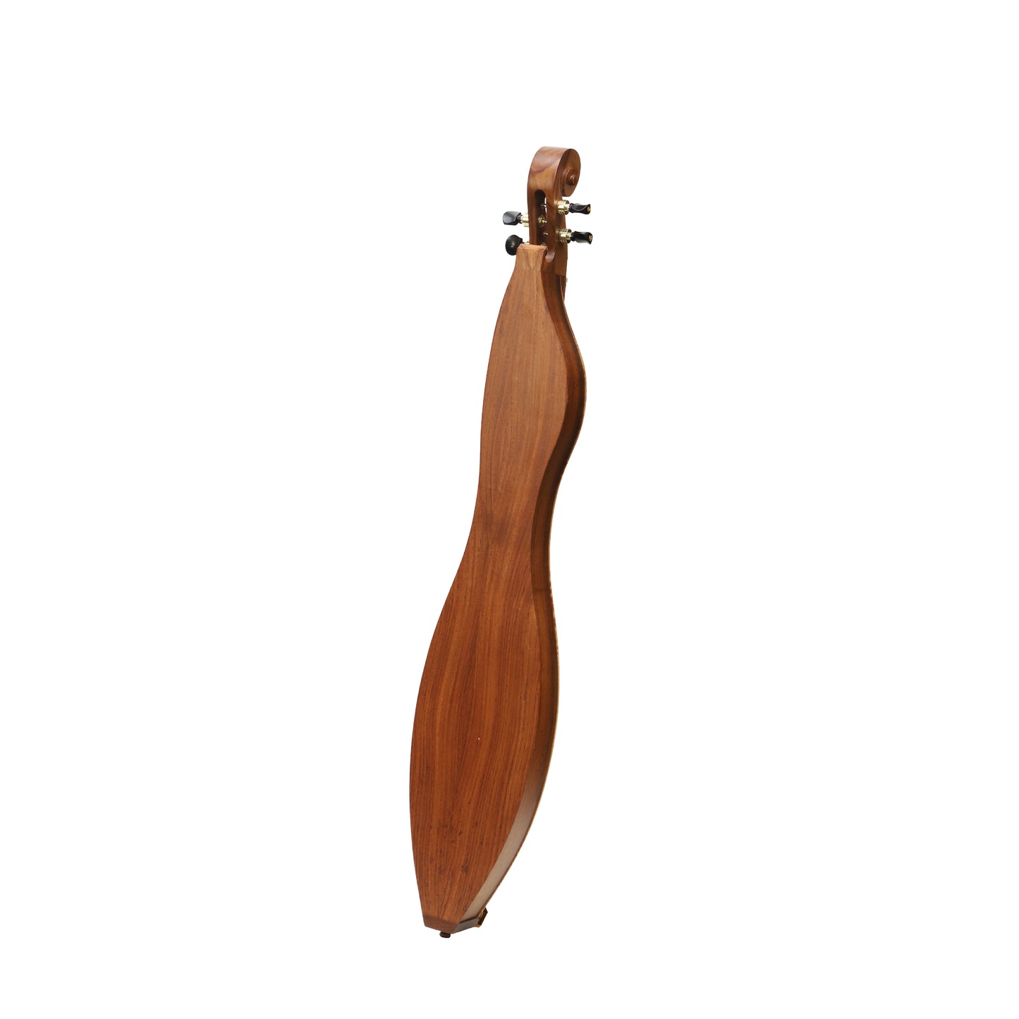 Mid-East Mountain Dulcimer 4-Strings Cutaway F-Holes Scrolled Pegbox (Rose-Wood)