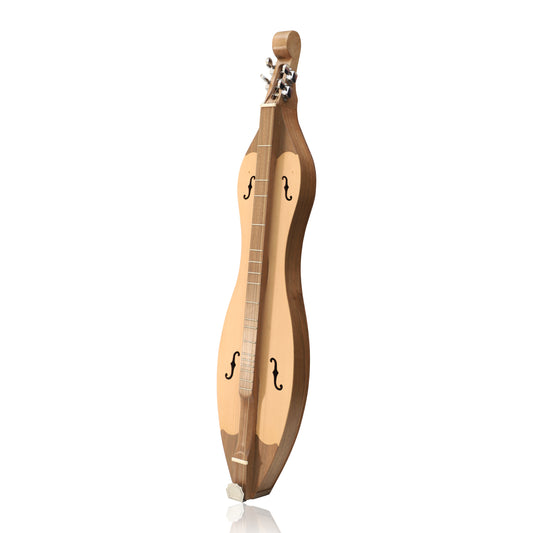 Mid-East 4-Strings Mountain Dulcimer F-Holes (Walnut-Wood)