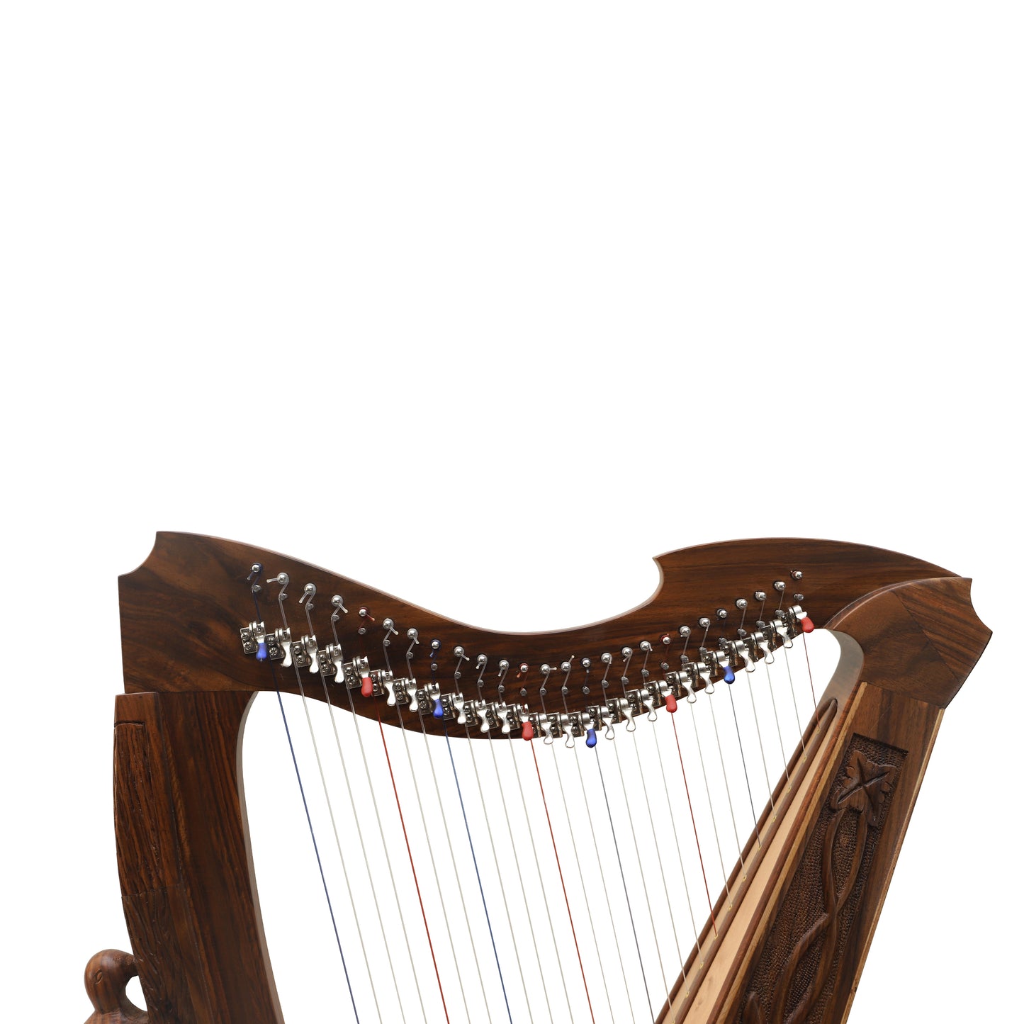 Mid-East 26-Strings Woodland Harp (Rose-Wood)