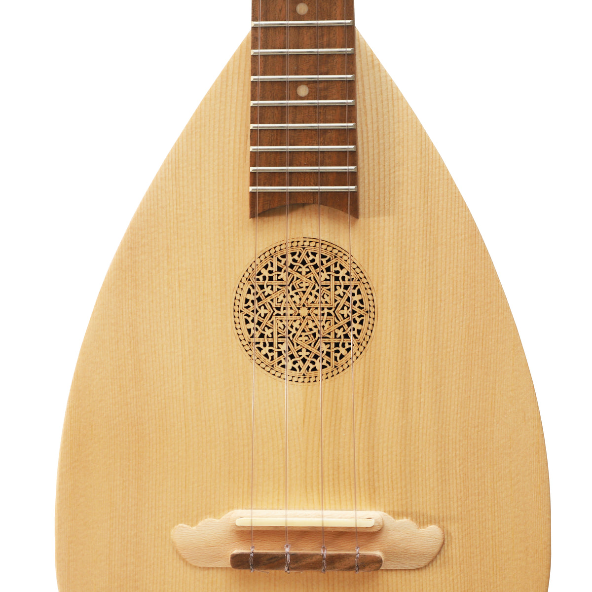 Mid-East Tenor Ukulele Variegated With Tuners (Walnut & Lacewood)