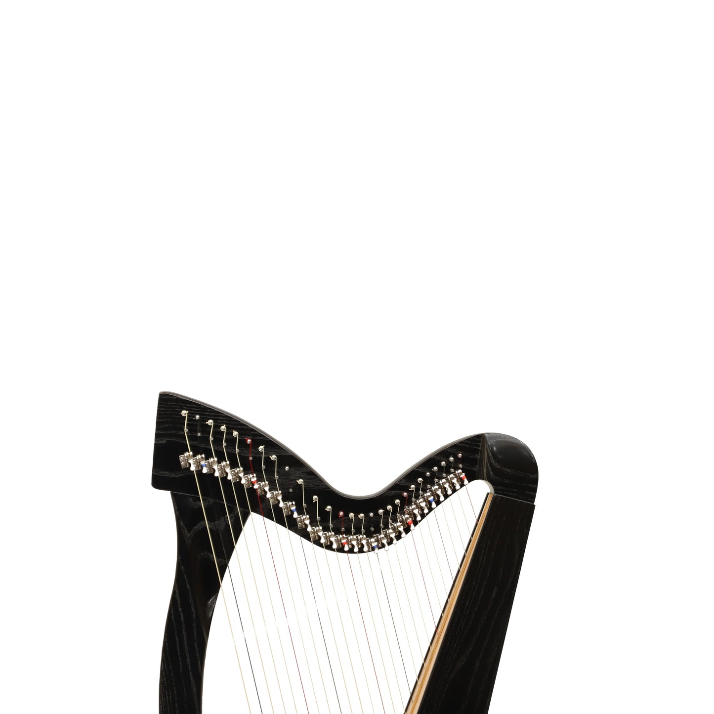 Mid-East 27 String Harp Black-(Ashwood)