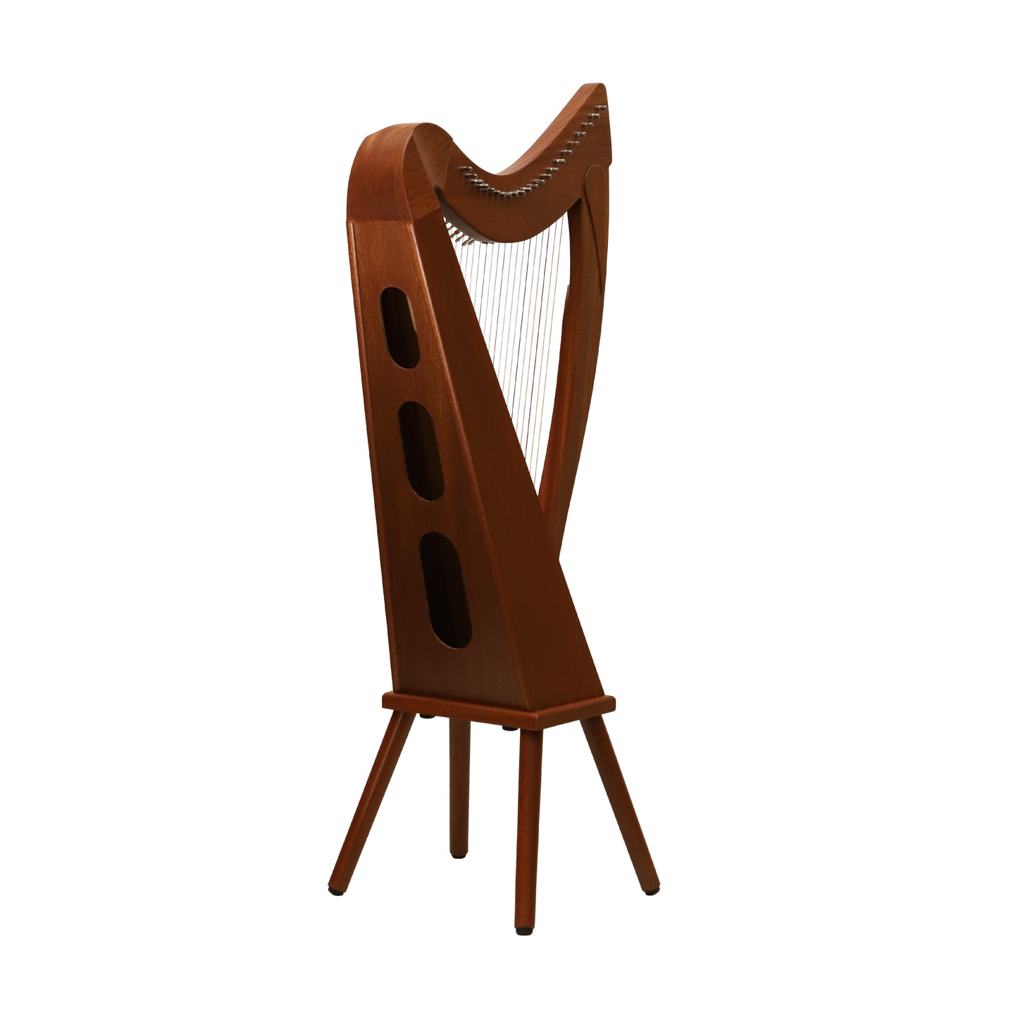 Mid-East 22 String Harp -(Mahogany)