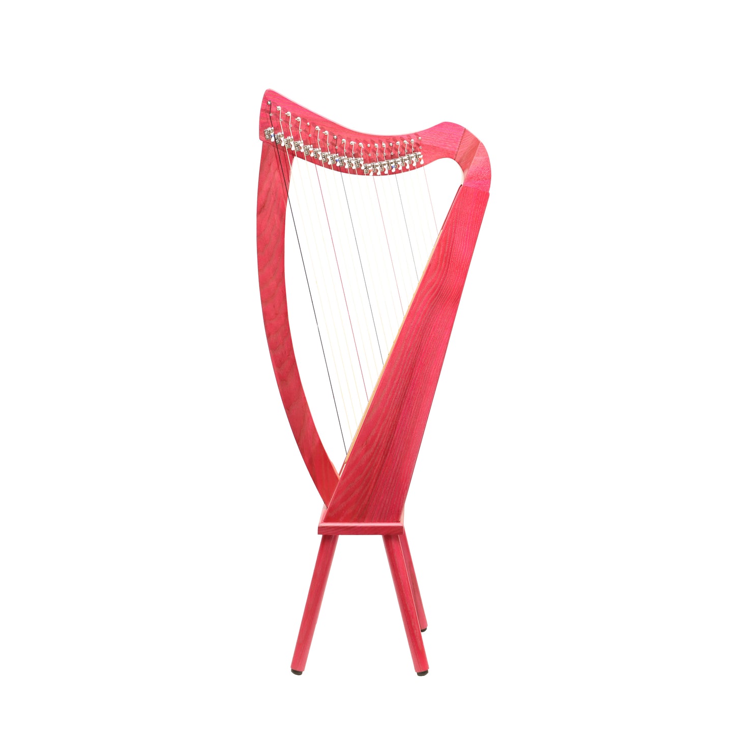 Mid-East 19 String Harp Pink-(Ashwood)