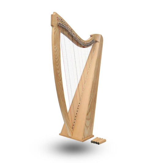 Mid-East 34 String Harp - (Ashwood)