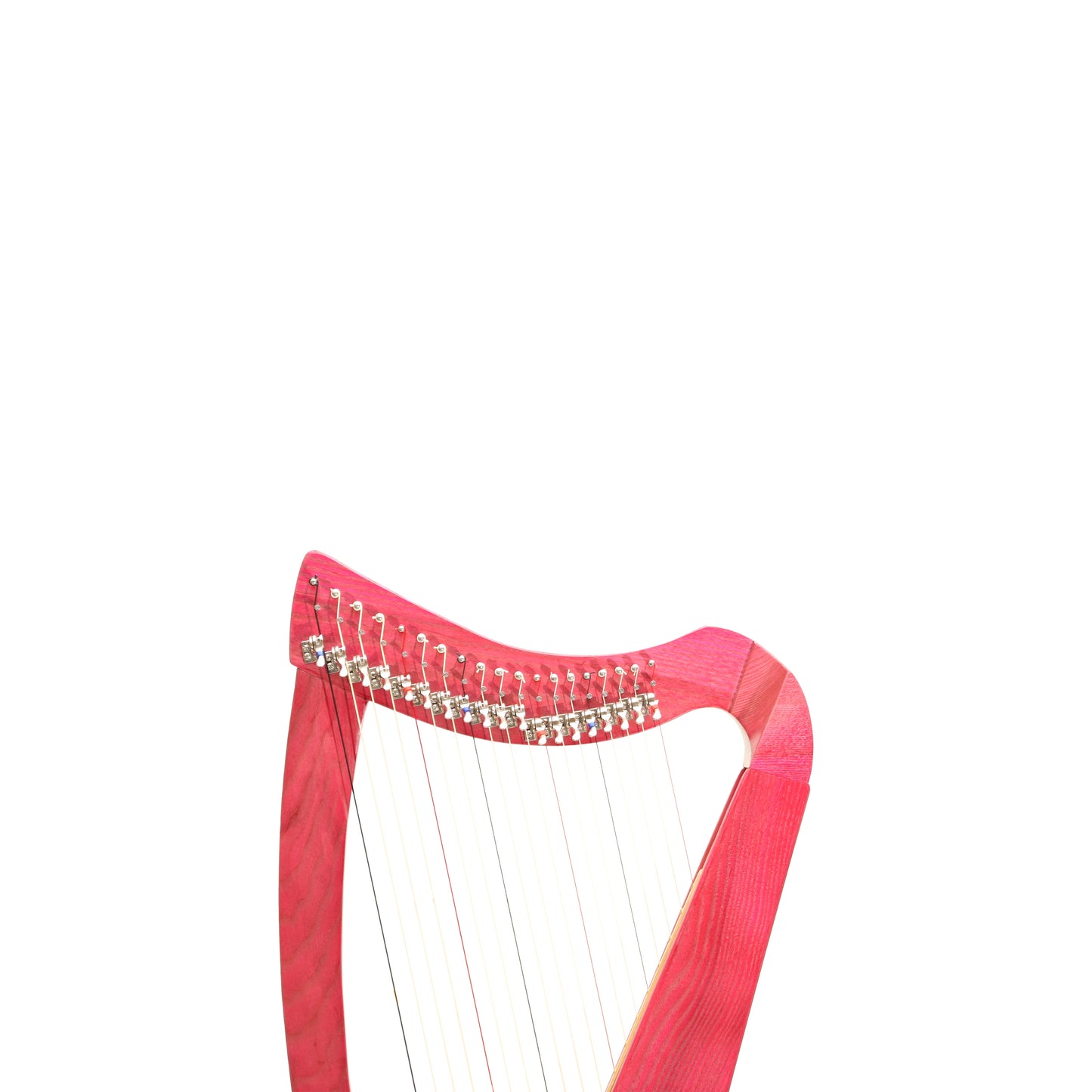 Mid-East 19 String Harp Pink-(Ashwood)