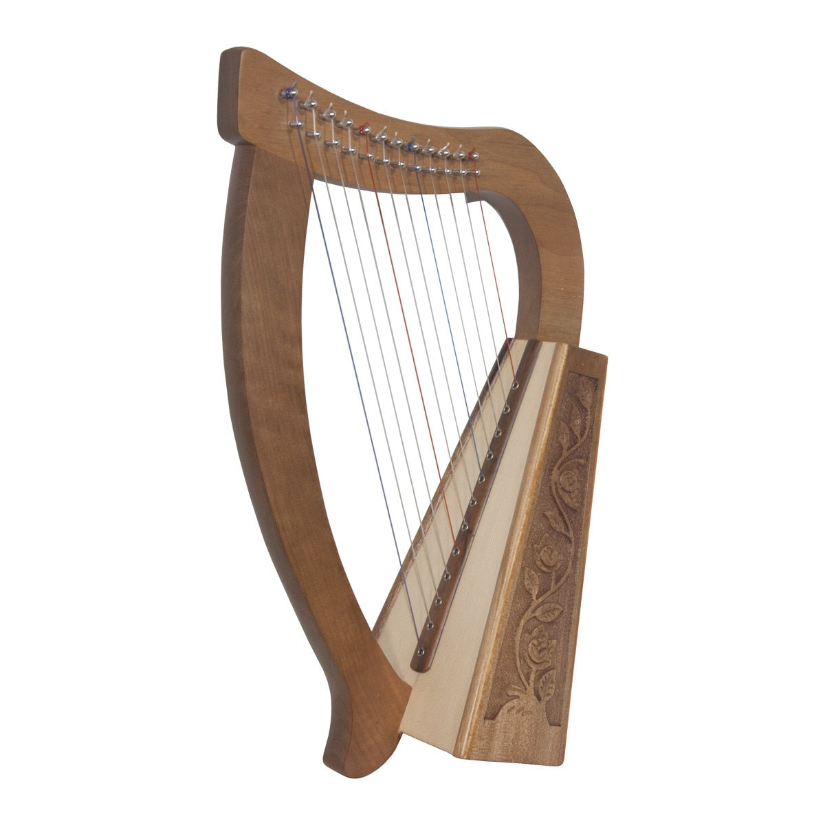 MID-EAST 12-STRINGS HARP (WALNUT-WOOD)