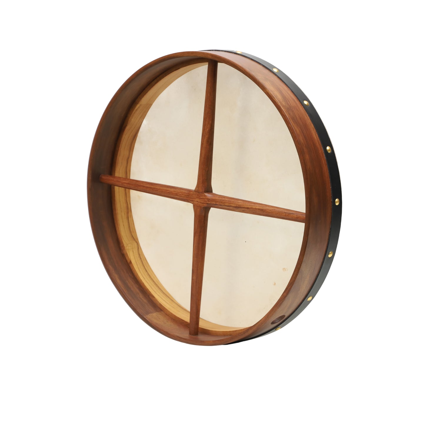 Mid-East Fix Head Sheesham(Rose wood) Bodhran 18-by-3.5-inch