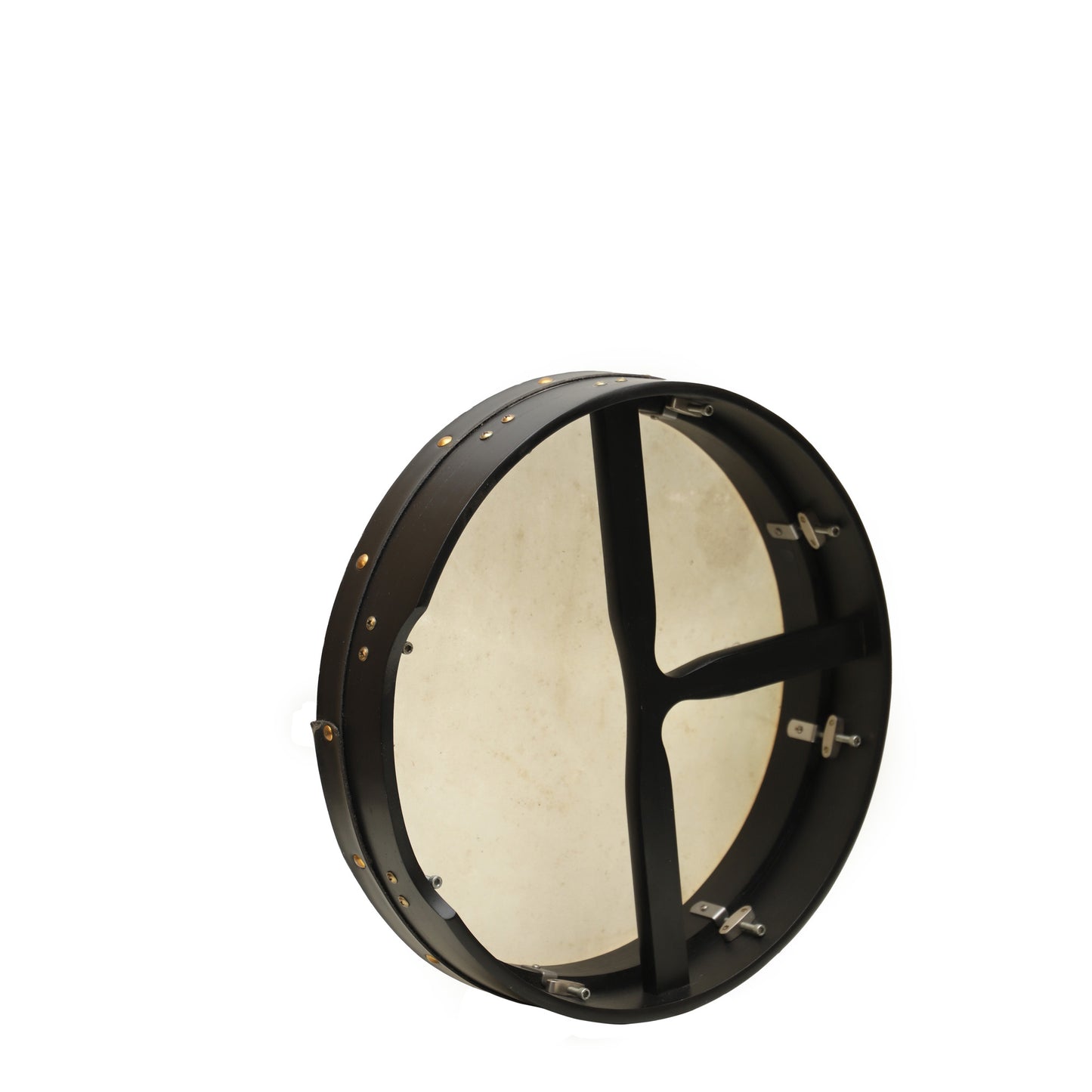 Mid-East 16x3.5 Bodhran Tuneable T-bar (Mulberry-Wood Black)